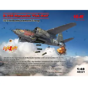 ICM Maquette avion : Marauder Flak Bait  322ème groupe de bombardement pas cher