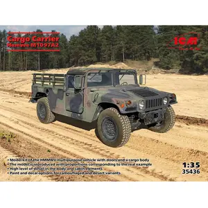 ICM Maquette véhicule militaire : Humvee M1097A2 Cargo Carrier pas cher