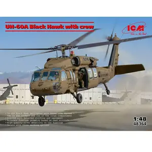 Maquette hélicoptère : UH-60A Black Hawk avec équipage