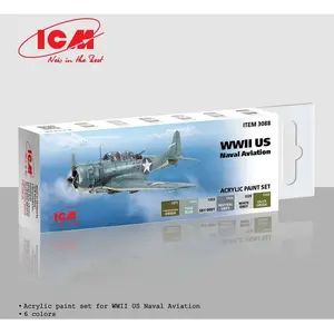 Comparateur de prix : ICM Set de peinture acrylique pour US Navy de la Seconde Guerre mondiale