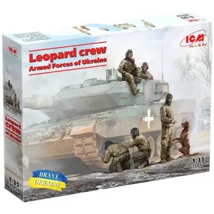 Comparateur de prix : ICM Figurines militaires : équipage Leopard 2 force armée ukrainienne
