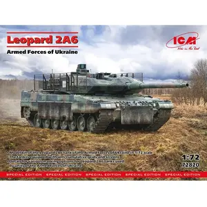 Comparateur de prix : Maquette Leopard 2A6 Armed Forces of Ukraine AUGUST RELEASE!!!  - ICM Maquette militaire  - ICM72820 