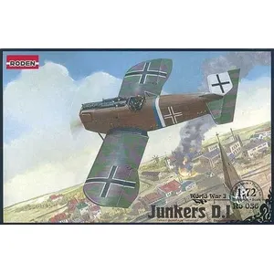 Junkers D. I Late World War I- 1:72e - Roden pas cher