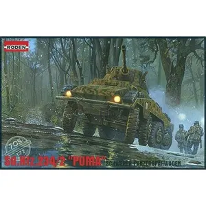Comparateur de prix : Schwerer Panzerspähwagen Sd.kfz. 234/2 Puma- 1:72e - Roden