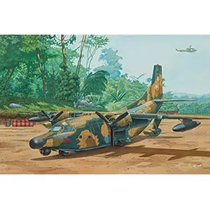 Fairchild Nc/ac-123k Black Spot - 1:72e - Roden pas cher