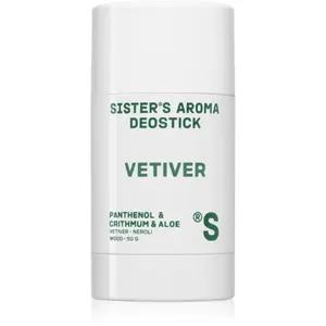 Sister's Aroma Vetiver Deostick déodorant solide anti-transpiration et... pas cher