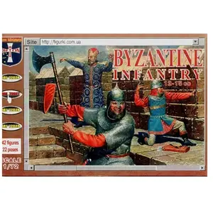 Byzantine Infantry, 12.-15. Century - 1:72e - Orion