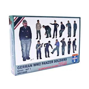 Wwii German Panzer Soldiers, Set 1 - 1:72e - Orion