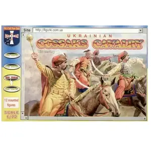Ukrainian Cossakes Cavalry, 17. Century - 1:72e - Orion