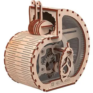 Non communiqué ESCARGOT S TIRELIRE MAQUETTE 3D MOBILE EN BOIS
