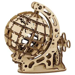 Non communiqué GLOBE PETIT MODELE 3D MOBILE EN BOIS pas cher