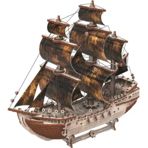 Comparateur de prix : Puzzle 3D - Mr Playwood - Bateau pirate - Bois - 156 pièces - 14 ans et plus