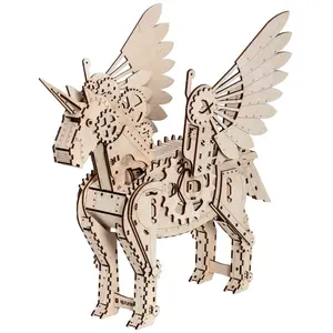 Comparateur de prix : Mr. PlayWood kit de maquette Licorne 47 x 33 x 50 cm bois 156 pièces