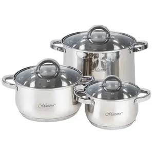 Comparateur de prix : Maestro Ensemble De Casseroles Mr-2120-6l 12 Unités