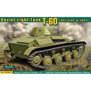 T-60 Soviet Light Tank(gaz Prod.m.1942) - 1:72e - AceVendu pardarty