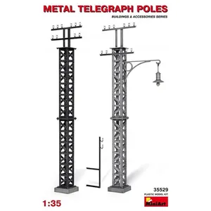 Telegraphenmasten Aus Metall - 1:35e - Miniart pas cher