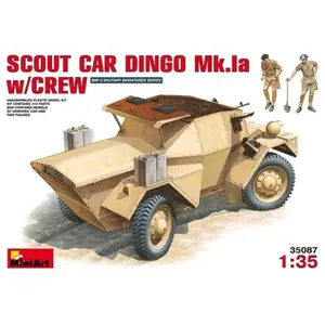 1:35 MiniArt 35087 Scout car dingo Mk.1a with crew Plastic Modelbouwpa...