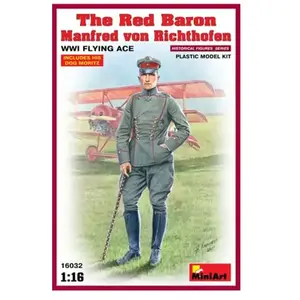 Red Baron,manfred V.richthofen Ww1flying - 1:16e - Miniart pas cher