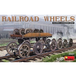 Railroad Wheels - 1:35e - Miniart pas cher