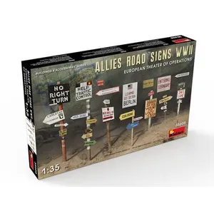 Panneaux routiers alliés WW2 Europe – 1:35 pas cher