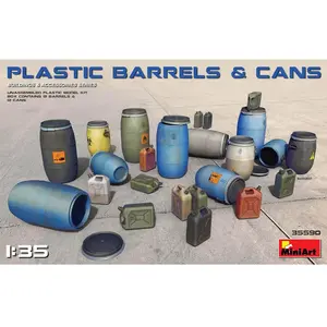 Comparateur de prix : Plastic Barrels & Cans - 1:35e - Miniart