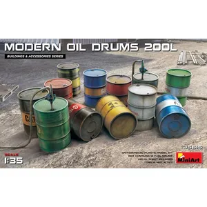 Modern Oil Drums (200l) - 1:35e - Miniart pas cher