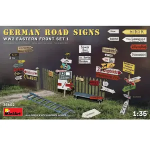 Comparateur de prix : German Road Signs Ww2 (eastern Front Set 1) - 1:35e - Miniart