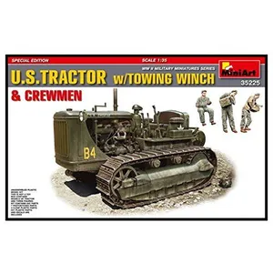 U.s.tractor W/towing Winch&crewmen Speci Special Edition- 1:35e - Miniart