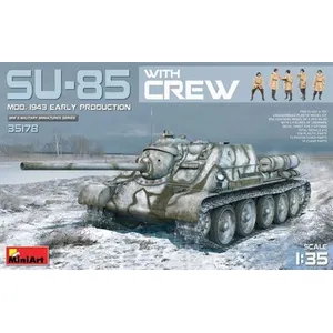 Su-85 Mod.1943(early Produktion) W/crew - 1:35e - Miniart