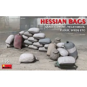 Hessian Bags (sand, Cement, Vegetables) - 1:35e - Miniart pas cher