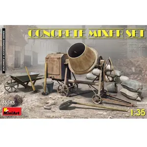 Comparateur de prix : Concrete Mixer Set - 1:35e - Miniart