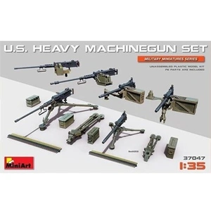 U.s. Heavy Machinegun Set - 1:35e - Miniart pas cher