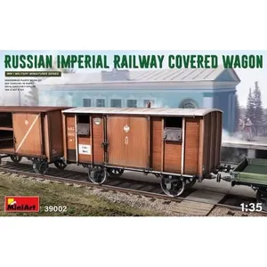 Russian Imperial Railway Covered Wagon - 1:35e - Miniart pas cher