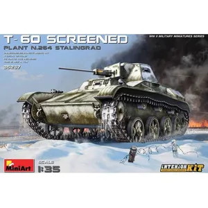 Comparateur de prix : T-60 Screened (plant No.264,stalingrad) Interior Kit - 1:35e - Miniart