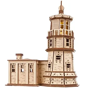 Ugears - Phare Split Rock Puzzle 3D en bois pas cher