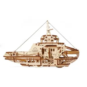 Ugears Maquette en bois : remorqueur, modèle mécanique pas cher