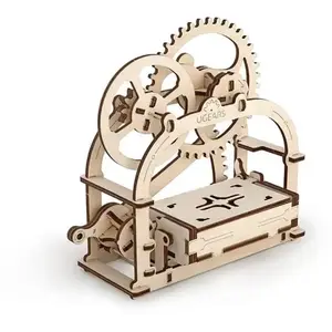 Boîte Mécanique - UGEARS - Modèle amusant avec système d'engrenage - Assemblage sans colle