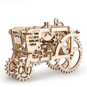 Comparateur de prix : UGEARS Models Puzzle en bois 3D - Tracteur mécanique