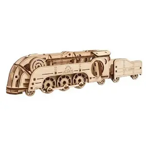 Comparateur de prix : Puzzle 3D Ugears Modèles mécaniques Mini locomotive Bois