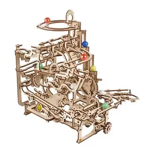 Comparateur de prix : Ugears Modèle Mécanique En Bois : Ascenseur à Plusieurs Niveaux Pour Circuit De Billes