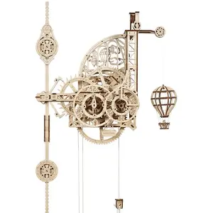 Comparateur de prix : Ugears 3d En Bois Mécanique Puzzle Horloge Murale Aero