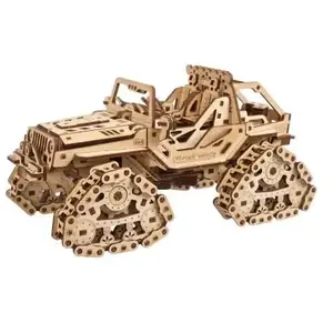Comparateur de prix : Ugears Modèle Mécanique En Bois De Véhicule Tout-terrain à Chenilles