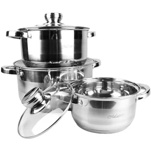 Feel Maestro Casseroles MR-2220-6L argentées Acier 6 pièces