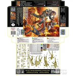 Maquette Zombie Hunter - Road to Freedom! Last Chance! Zombieland Series, Kit No. 4  - Master Box Maquette  - 2333244 