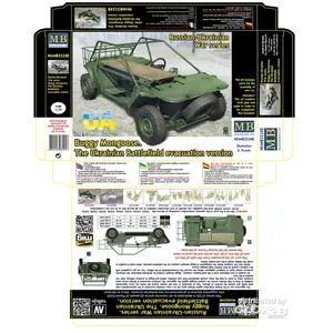 Maquette Buggy Mongoose. The Ukrainian Battlefield evacuation version 1/35 - Master Box Maquette militaire - 2333240 pas cher