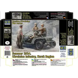 Maquette véhicule militaire - Infanterie ukrainienne en 1:35 pas cher