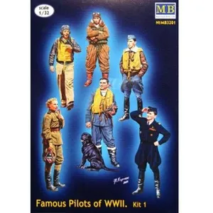 Famous Wwii Pilots Set - 1:32e - Master Box Ltd.