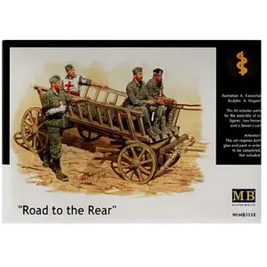 Comparateur de prix : Road To The Rear 5 Figs + Cart- 1:35e - Master Box Ltd.