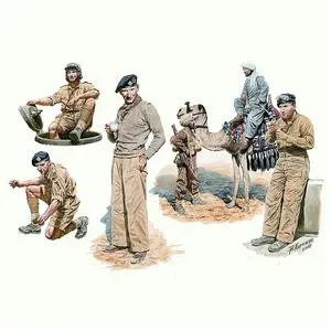 Comparateur de prix : British Armored Troops Africa - 1:35e - Master Box Ltd.