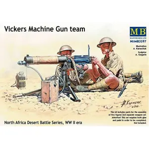 Comparateur de prix : Vickers Machine-gun Crew, Desert Battle - 1:35e - Master Box Ltd.